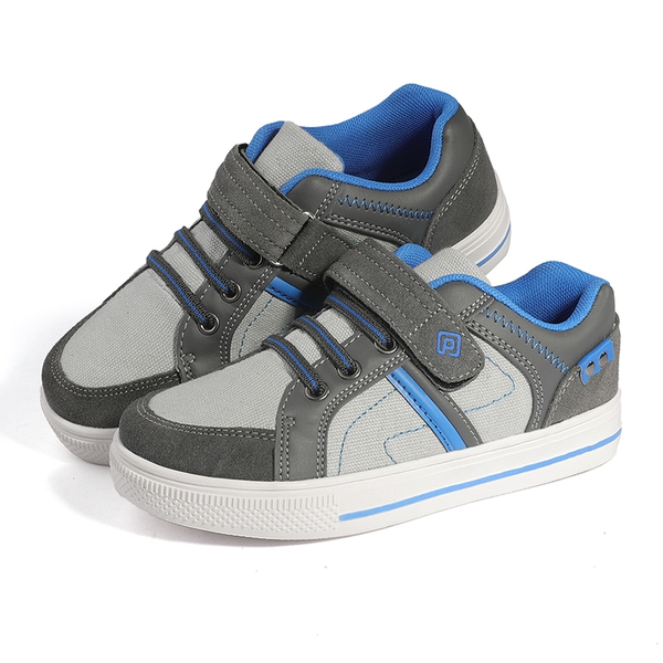 [LilLegends TimberTot] Kids Lightweight Fashion Sneakers - GREY BLUE - 5
